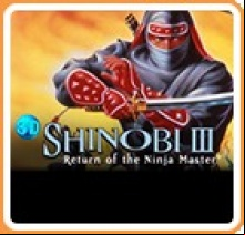 Jaquette 3D Shinobi III: Return of the Ninja Master